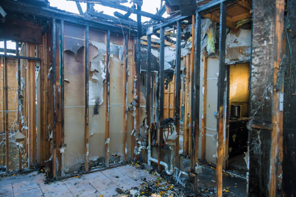 Professional Fire Damage Assessment technician working in Montgomery, MN